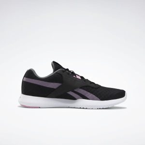 Reebok Reago Essential 2.0 Trainingsschuhe Damen - Schwarz/Grau/Rosa - DE 965-HEP